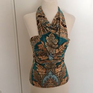 Print Halter Top